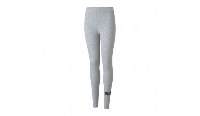 Legginsy dla dzieci Puma ESS Logo Leggings jasnoszare 587035 04 164cm