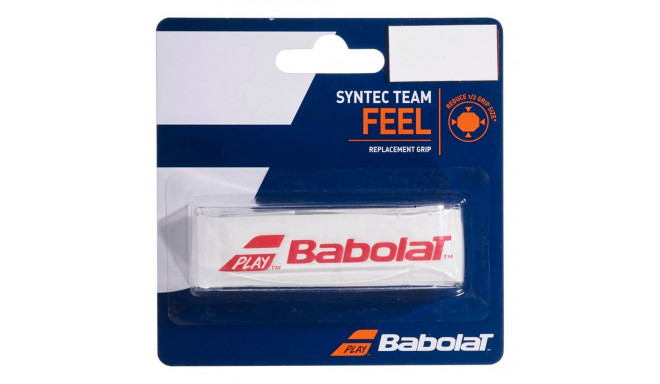 Owijka Babolat Syntec Team Feel biało-czerwona 670065 149