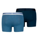 Bokserki męskie Puma Placed Logo Boxer 2P denim 906519 05 S