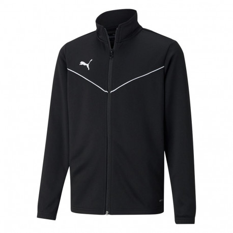 Bluza dla dzieci Puma teamRISE Training Poly Jacket Jr czarna 657393 03  164cm