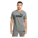 Koszulka męska Puma ESS Logo Tee Medium szara 586666 03 S