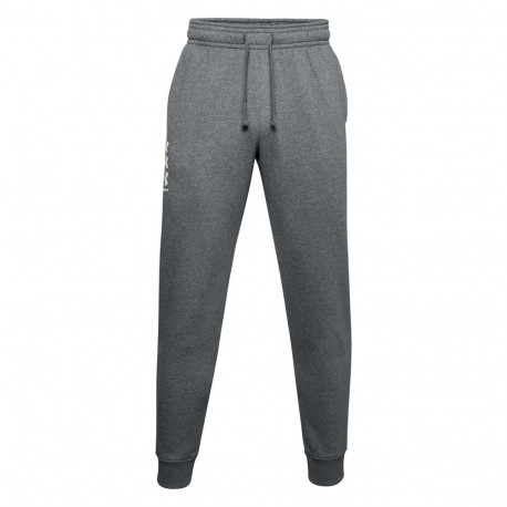 Spodnie męskie Under Armour Rival Fleece 3Logo Jogger ciemnoszare 1357131 012 S