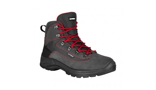 Buty trekkingowe Alpinus Brahmatal High Active grafitowo-czerwone GR43321 45
