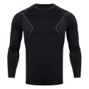 Bluza termoaktywna męska Alpinus Active Base Layer czarno-szara GT43189 M