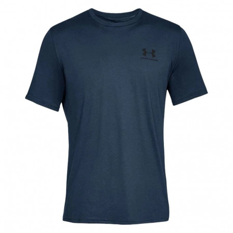 Koszulka męska Under Armour Sportstyle Left Chest Ss granatowa 1326799 408 2XL