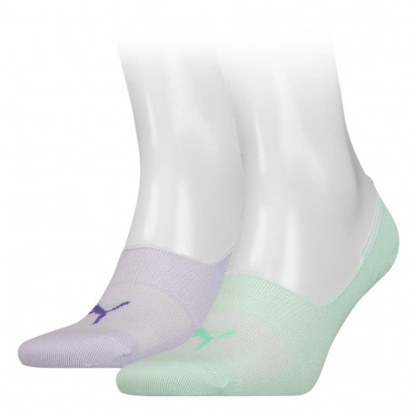 Puma madalad sokid 906245 41 2 paari 43-46, piparmündikarva, lilla