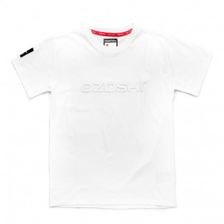 Koszulka męska Ozoshi Naoto biała O20TSRACE004 XL