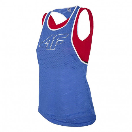 4F naiste särk H4L20 TSDF003 36S XS, koobalt