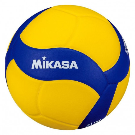 Piłka siatkowa Mikasa VT500W żółto-niebieska 5