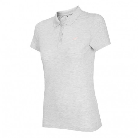 4F naiste t-särk NOSH4 TSD007 10M L, helehall melanž