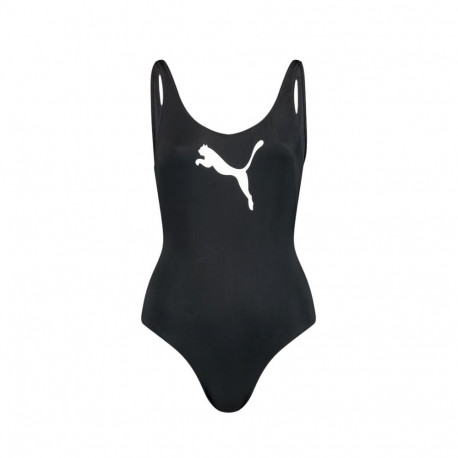 Kostium kąpielowy damski Puma Swim Women Swimsuit 1P czarny 907685 06 S
