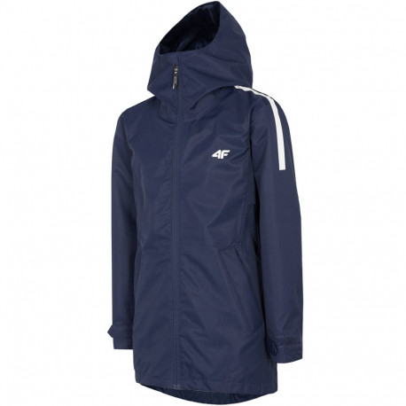 4F tüdrukute jope HJL20 JKUD002 31S 128cm, tumesinine