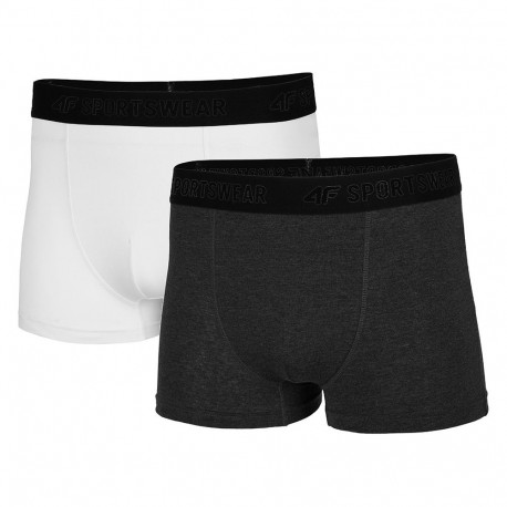 4F meeste bokserid NOSH4 BIM001 10S 23M S, valge tumehall melanž