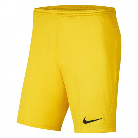 Spodenki dla dzieci Nike Dry Park III NB K żółte BV6865 719 S