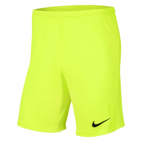 Spodenki dla dzieci Nike Dry Park III NB K limonkowe BV6865 702 XL