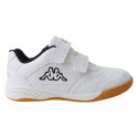 Buty dla dzieci Kappa Kickoff K biało-czarne 260509K 1011 25