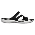 Klapki damskie Crocs Swiftwater Sandal W czarno-białe 203998 066 42-43