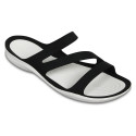 Klapki damskie Crocs Swiftwater Sandal W czarno-białe 203998 066 42-43