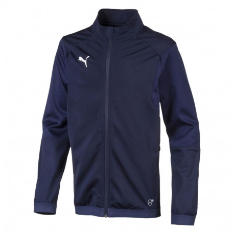 Bluza dla dzieci Puma Liga Training Jacket JUNIOR granatowa 655688 06 116cm