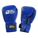Rękawice bokserskie Profight PVC niebieskie 12