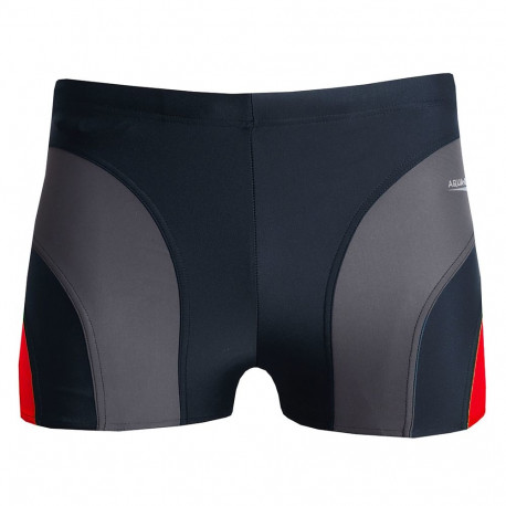 Spodenki kąpielowe męskie Aqua-Speed Sasha szaro czerwone 336 2407   S