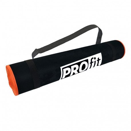 Profit treeningmatt DK 705 180x60x0,6cm, must-oranž