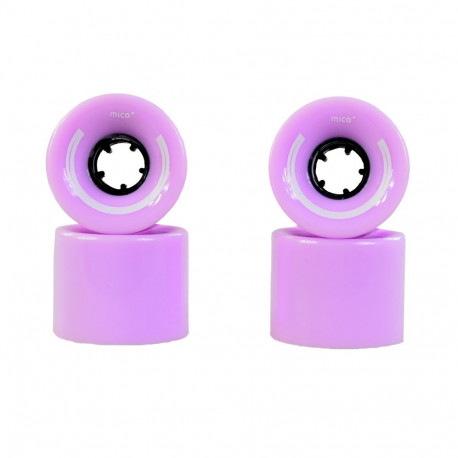 Mico rula rattad plastikrula jaoks 60x45mm 4tk, lillad