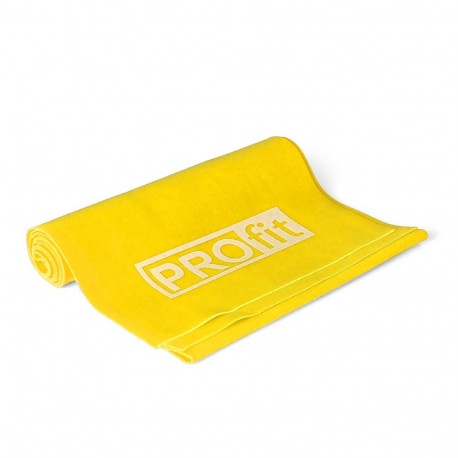 Guma Fitness Profit Light 120x15x0,35cm żółta DK 2227