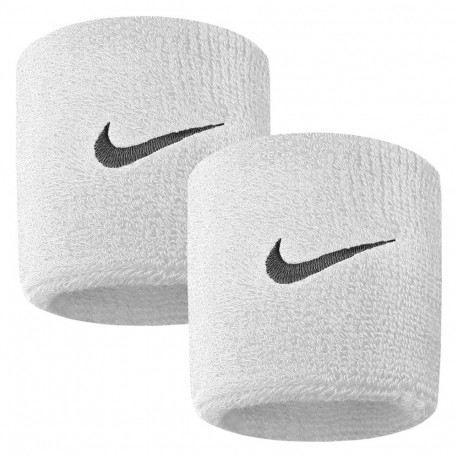 Frotki na nadgarstek Nike Swoosh białe 2 szt. NNN04101OS