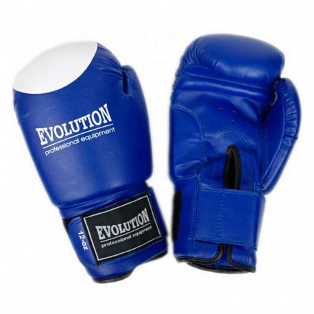 Rękawice bokserskie Evolution syntetyczne Pro RB-2110,2112 niebieskie   10