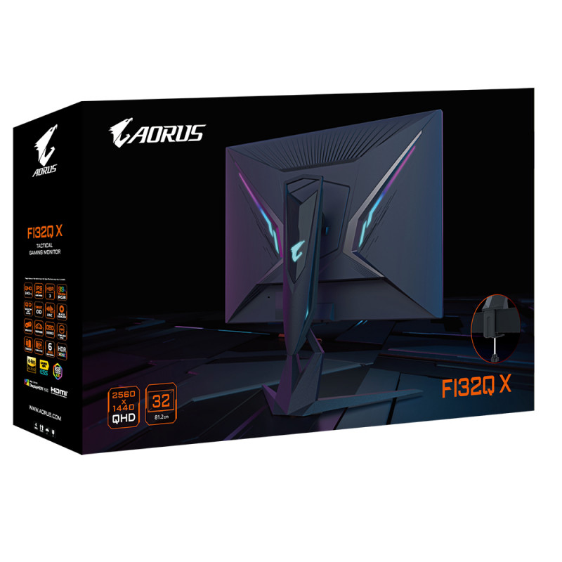 Gigabyte AORUS FI32Q-X LED display cm (32