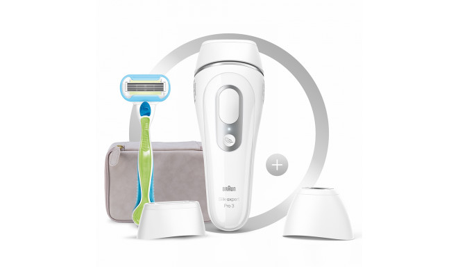 Braun Silk-expert Pro Silk expert Pro 3 PL3133 Intense pulsed light (IPL) Silver, White