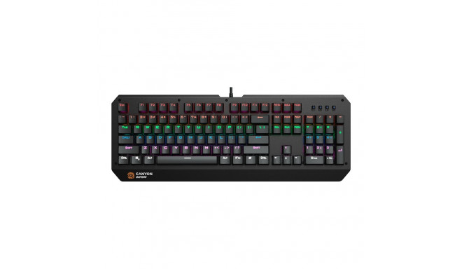 CANYON keyboard Hazard GK-6 RGB US Wired Black