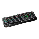 CANYON Hazard GK-6, Wired multimedia gaming keyboard with lighting effect, 108pcs rainbow LED, Numbe