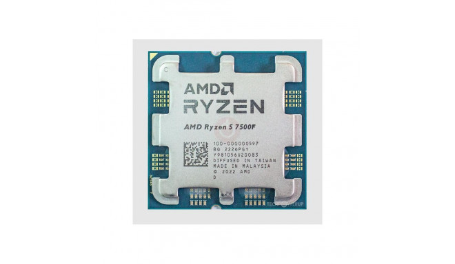 CPU|AMD|Desktop|Ryzen 5|7500F|3700 MHz|Cores 6|6MB|Socket SAM5|65 Watts|OEM|100-000000597
