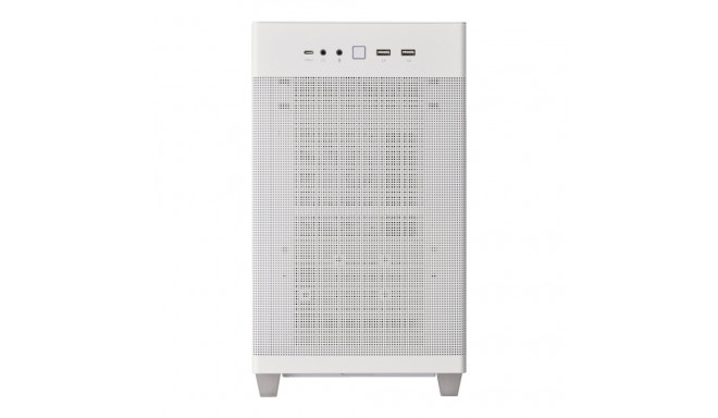 ASUS Prime AP201 MicroATX Case White Edition Tool-Free Side Panels and Quasi-Filter Mesh Panels