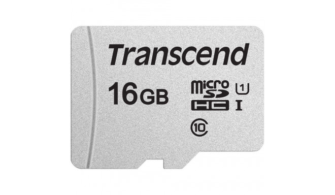 Atminties kortelė Transcend UHS-I microSD 300S 16GB 95MBS