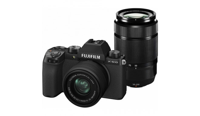 Fujifilm X-S10 + FUJINON XC 15-45mm F3.5-5.6 OIS PZ + FUJINON XC 50-230mm F4.5-6.7 OIS II (Black)
