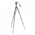 Tripod Manfrotto Befree Live Aluminum tripod + video head