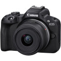 Canon EOS R50 + RF-S 18-45mm IS STM + RF-S 55-210mm IS STM + Mount Adapter EF-EOS R (Black)