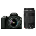 Canon EOS 250D + EF-S 18-55mm III + EF 75-300mm III (Black)