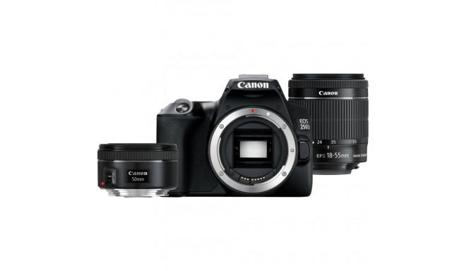 Canon EOS 250D + EF-S 18-55mm IS STM + EF 50mm STM