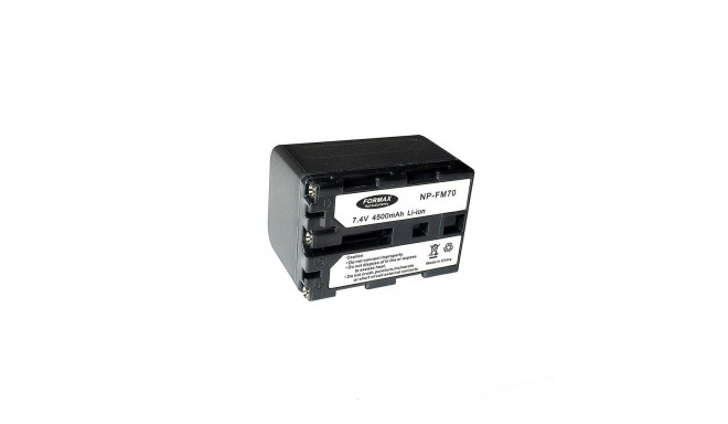 Battery Formax NPFM70 (NP-FM70, NP-FM 70) 4500mAh (Sony)