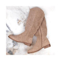 S.Barski W OLI245 beige suede boots (36)