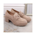 Vinceza W JAN177D suede shoes, beige (39)