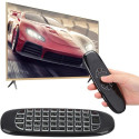 Fusion C120 universal remote with gyroscope  and keyboard for Smart TV | Android | PC