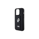 Karl Lagerfeld KLHCP13LGSAKCPK iPhone 13 Pro | 13 6.1" must kõvakaaneline Gripstand Saffiano Karl&Ch