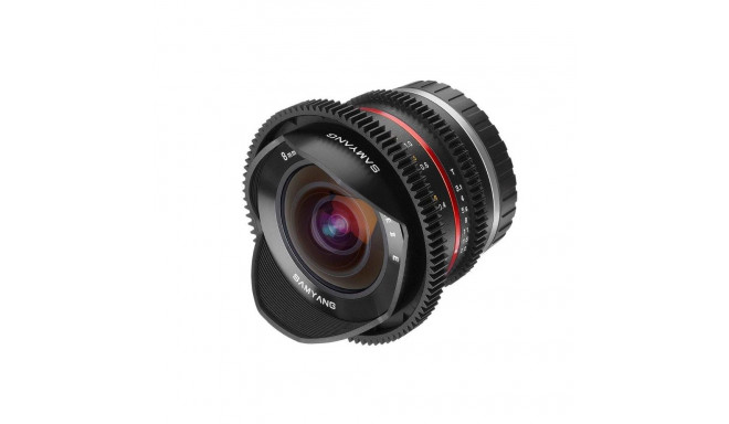 Samyang 8mm T3.1 Fuji X VDSLR Fish-eye