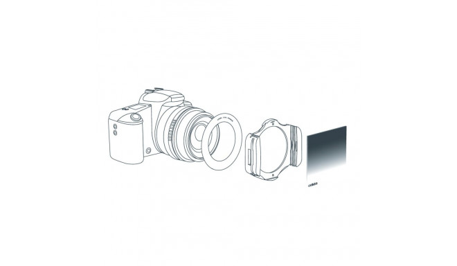 S Cokin filter A121L Gradual Neutral Grey G2 Light (ND2)