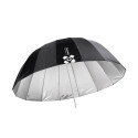 Quadralite Deep Space 130 silver parabolic umbrella